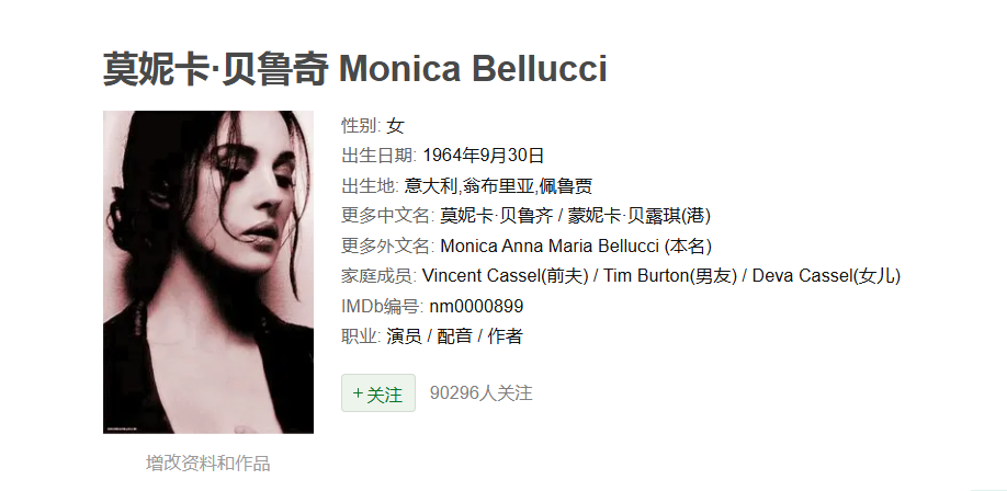 “地球球花”莫妮卡·贝鲁奇经典电影33部合集 1080P 高清 中文字幕 127G