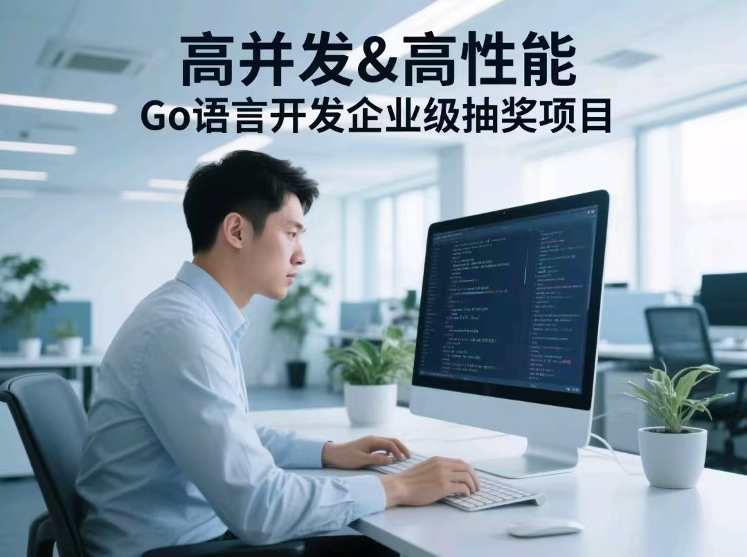 高并发&高性能 Go语言开发企业级抽奖项目 - 带源码课件【4.5GB】