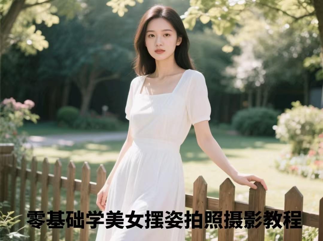 零基础学美女摆姿拍照摄影教程【3.8GB】