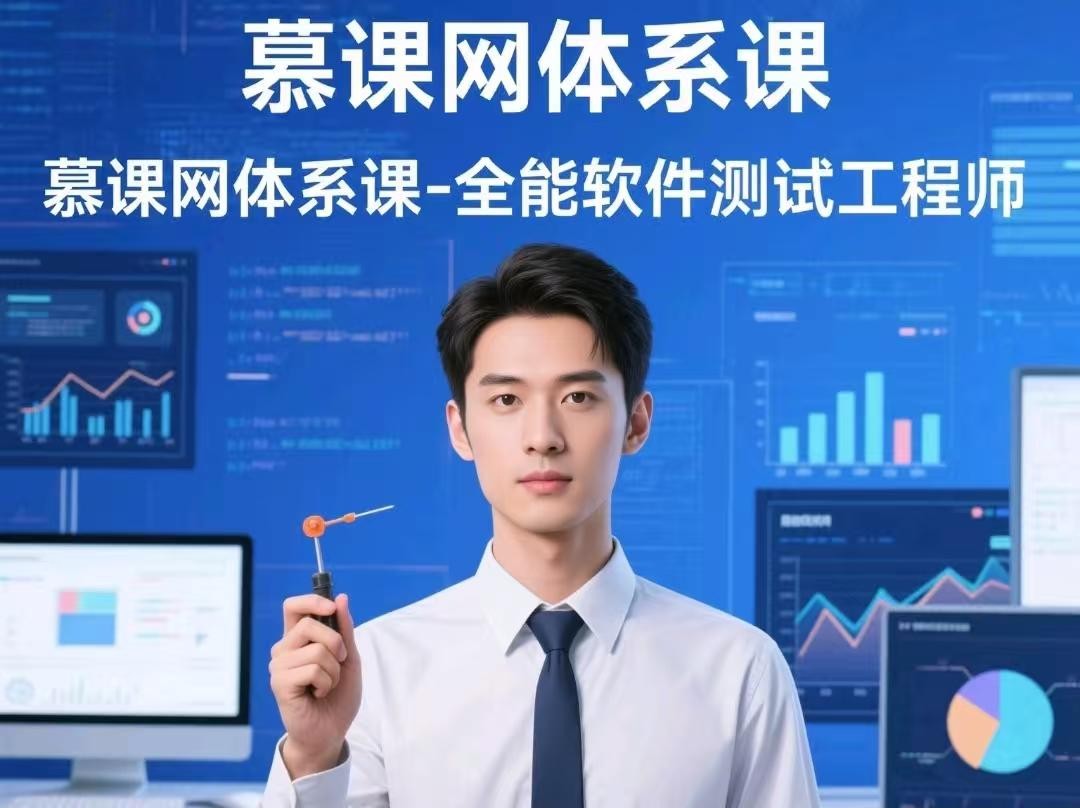 慕课网体系课-全能软件测试工程师【21.7GB】